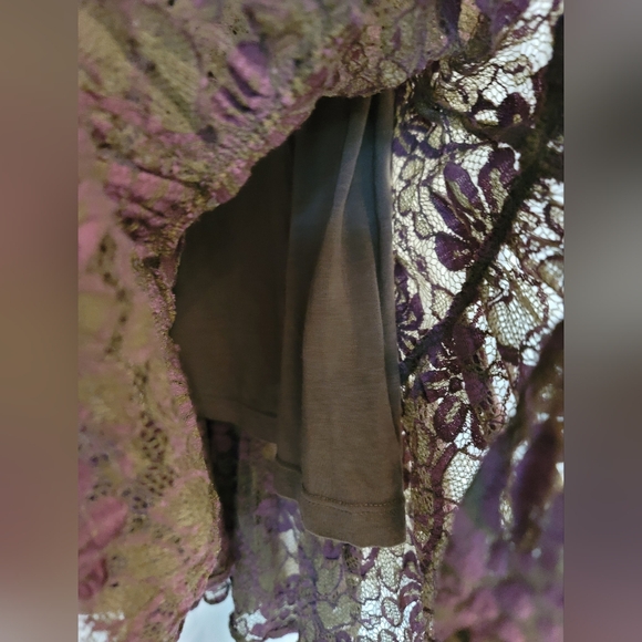 Free People mauve lace midi dress size medium - Picture 10 of 10